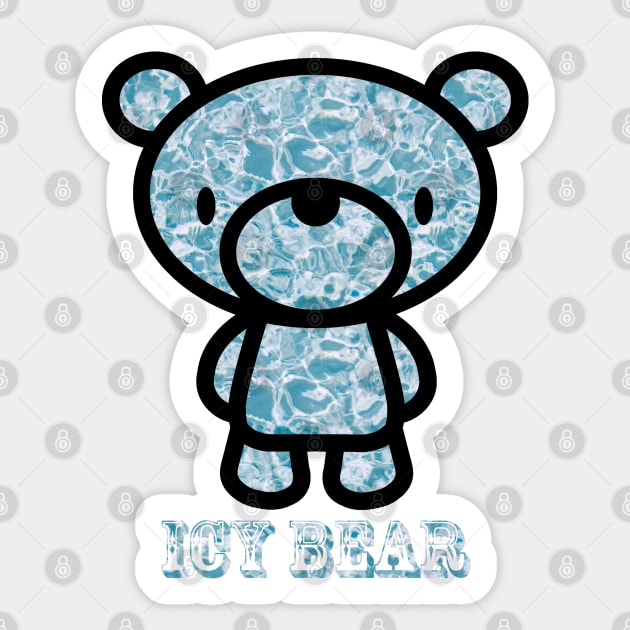 Icy Bear Sticker by BIBLIOTEECA